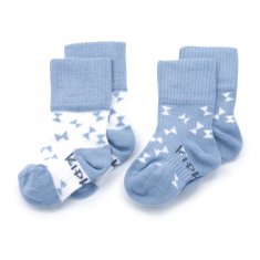 Dětské ponožky Stay-on-Socks 6-12m 2páry Party Blue