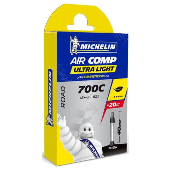 MICHELIN Duše AIR COMP ULTRALIGHT 28"x0.75/1.0 (18/25-622) FV/40mm