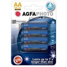 Agfaphoto Power alkalická batéria 1.5V, LR06/AA, blister 4ks