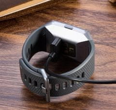Northix Nabíjecí kabel USB kompatibilní s Fitbit Ionic (1 m) – černý 