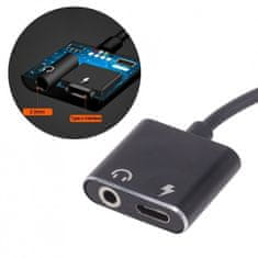 Northix USB-C Adapter / Splitter USB-C & AUX port 