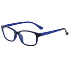 Northix Brýle Anti Blue Light - Modré obroučky 