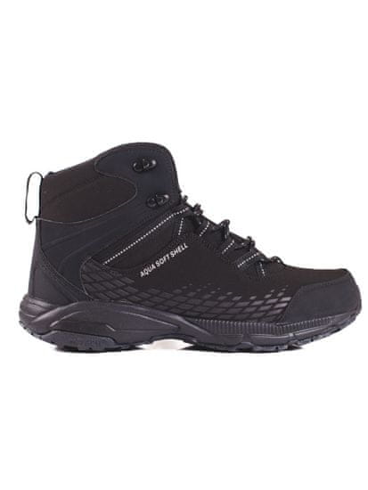 Amiatex Originální dámské trekingové boty černé bez podpatku + Ponožky Gatta Calzino Strech