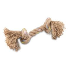 BeCoThings Hračky pro psy, Beco Hemp Rope - Double Knot-S