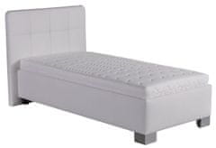 Falco Čalouněná postel Grace 140x200 bílá koženka