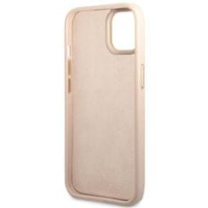 Guess GUHCP14MHG4SHP hard silikonové pouzdro iPhone 14 PLUS 6.7" pink 4G Vintage Gold Logo