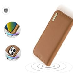 Dux Ducis Hivo kožené pouzdro na iPhone 14 PRO 6.1" Brown