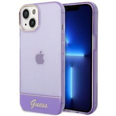 Guess GUHCP14MHGCOU hard silikonové pouzdro iPhone 14 PLUS 6.7" purple Translucent