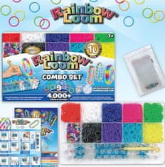 Rainbow Loom Combo Set - výrobky a náramky z gumiček 