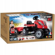 Smoby Šlapací traktor pro děti Smoby Farmer XL s pr