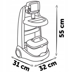 Smoby Elektronický lékařský vozík 16 akc