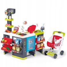 Smoby Smoby MaxiMarket se supermarketem Trolley 50 akc