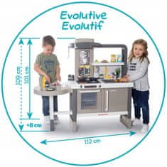 Smoby Mini Tefal Evolutivní kuchyně + 40 doplňků