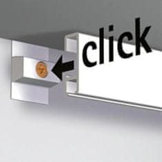 Artiteq Set závěsného systému ClickRail 2m s háčky nosnost do 15kg , bílá