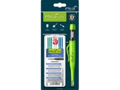 Pica-Marker PICA Dry - AUTOMATICKÁ TUŽKA + TUHY 4040 NÁHRADNÉ OKRÚHLE PRO PICA Dry - VODĚODOLNÉ - BLISTER - PC-30404