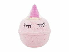 Kraftika 200g bubbling unicorn bath fizzer, strawberry