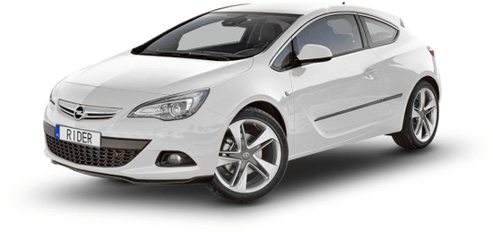 Rider Ochranné boční lišty na dveře, Opel Astra J GTC, 2011-2018, 3 dveř.