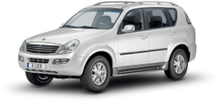 Rider Ochranné boční lišty na dveře, Ssangyong Rexton II, 2006-2012