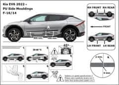 Rider Ochranné boční lišty na dveře, Kia EV6, 2021- ,