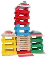 Kruzzel Dřevěné stavební bloky - 2 v 1 jenga domino