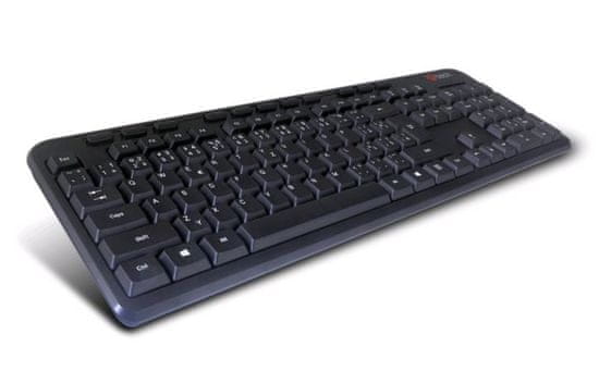 C-Tech KB-102M/Drátová USB/CZSK-Layout/Černá