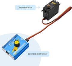 YUNIQUE GREEN-CLEAN Digitální servo tester DC 4.8V-6V RC multifunkční hliníkové pouzdro servo regulátor CCPM test pro ESC servomotor