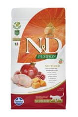 N&D Pumpkin CAT NEUTERED Quail & Pomegranate 5kg