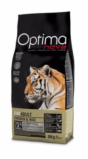 OPTIMAnova Cat Adult Chicken &amp; Rice 8 kg