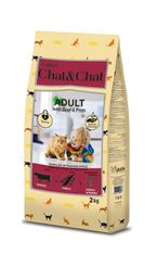Chat &amp; Chat Expert Adult Beef &amp; Peas 2 kg