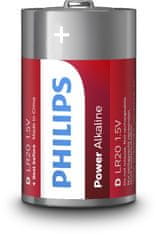 Philips Baterie LR20P2B/10 Alkalické AAA 2ks