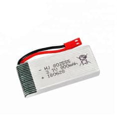 YUNIQUE GREEN-CLEAN 1 ks baterie pro Potensic F181 F181WH F163 H12C Drone baterie 3.7V 800mAh RC