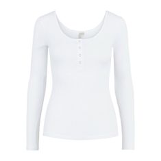 Pieces Dámské triko PCKITTE Slim Fit 17101437 Bright White (Velikost S)