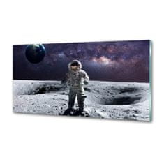 Wallmuralia Dekorační panel sklo Kosmonaut 125x50 cm