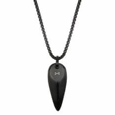 AZE JEWELS Designový černý náhrdelník Triangle Noir Ferro AZ-NL003-B-070