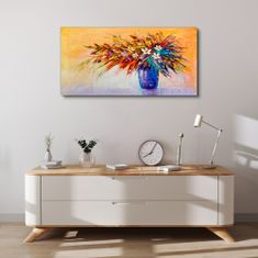 COLORAY.CZ Obraz na plátně Temperované květiny 100x50 cm