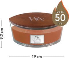 Woodwick WoodWick vonná svíčka s dřevěným knotem Elipsa Chilli Pepper Gelato 453,6 g