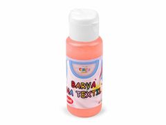 Kraftika 1ks oranžová barva na textil 60 ml, barvy, fixy pomůcky