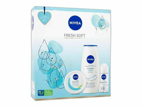 Nivea 250ml fresh soft, sprchový gel