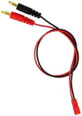 YUNIQUE GREEN-CLEAN 2ks 4,0 mm samec banánový konektor nabíjet vést k JST 20AWG měkký silikonový nabíjecí kabel drát 30cm 11,8 palcový lipo díly pro RC