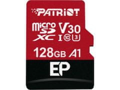 Patriot V30 A1/micro SDXC/128GB/UHS-I U3 / Class 10/+ Adaptér
