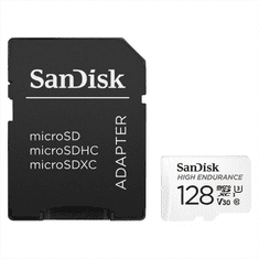 SanDisk High Endurance microSDXC 128GB + adaptér