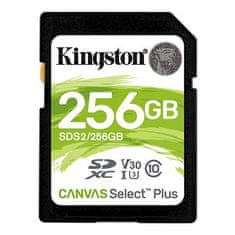 Kingston Canvas Select Plus U3/SDXC/256GB/UHS-I U3 / Class 10