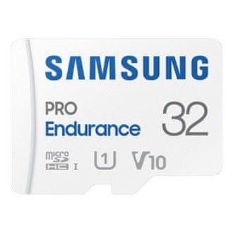 Samsung PRO Endurance MicroSDHC 32GB + SD Adaptér / CL10 UHS-I U1 / V10