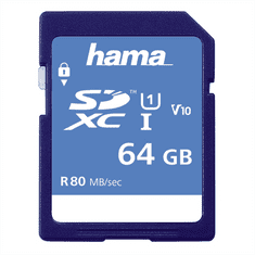 Hama SDXC 64 GB Class 10, UHS-I 90 MB/s