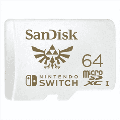 SanDisk Nintendo Switch micro SDXC 64 GB 100 MB/s A1 C10 V30 UHS-1 U3