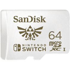 SanDisk Nintendo Switch micro SDXC 64 GB 100 MB/s A1 C10 V30 UHS-1 U3