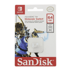 SanDisk Nintendo Switch micro SDXC 64 GB 100 MB/s A1 C10 V30 UHS-1 U3