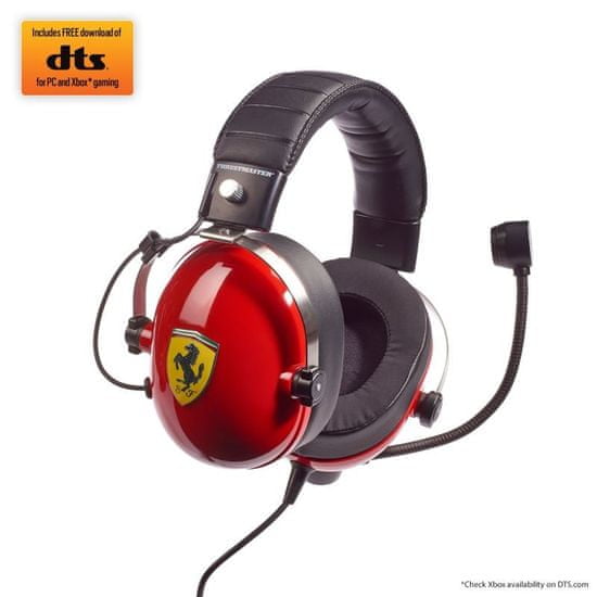 Diskus Herní sluchátka s mikrofonem Thrustmaster T.RACING SCUDERIA FERRARI edice DTS (4060197), 4060197