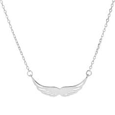 NUBIS Stříbrný náhrdelník s andělskými křídy