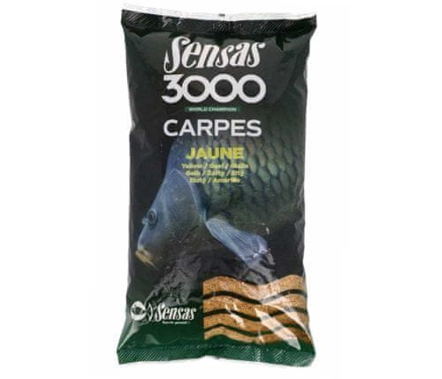 Sensas Krmítková a vnadící směs 3000 Carp Jaune - 1 kg